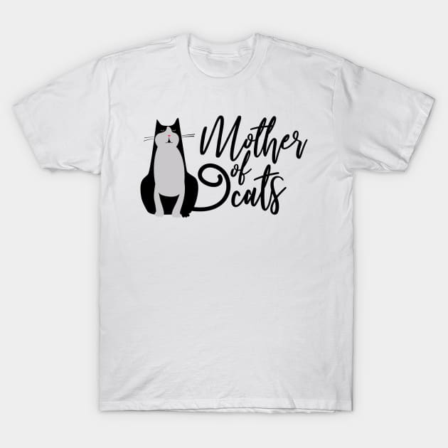 Mother Of Cats T-Shirt by Coral Graphics